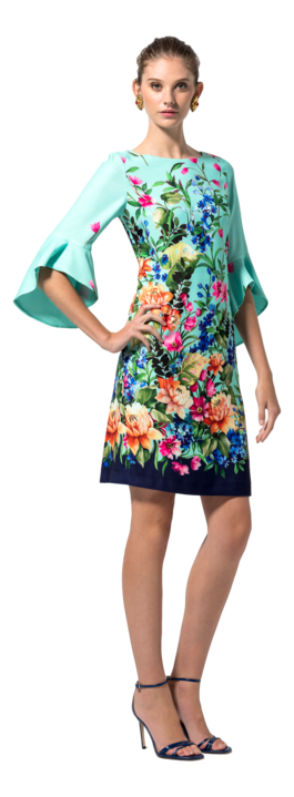 Modelo Fleurs ESTAMPADO 40