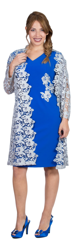 Levita en guipur con manga.